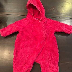 REI Baby Fleece Pink Bunting Suit – Size 0-3 Months